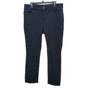 Not Your Daughters‎ Jeans NYDJ Petite Plus Jet Black Stretch Skinny Jeans 14P